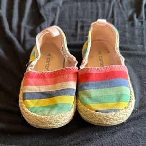Carter's Colorful Striped Kids Slip ons